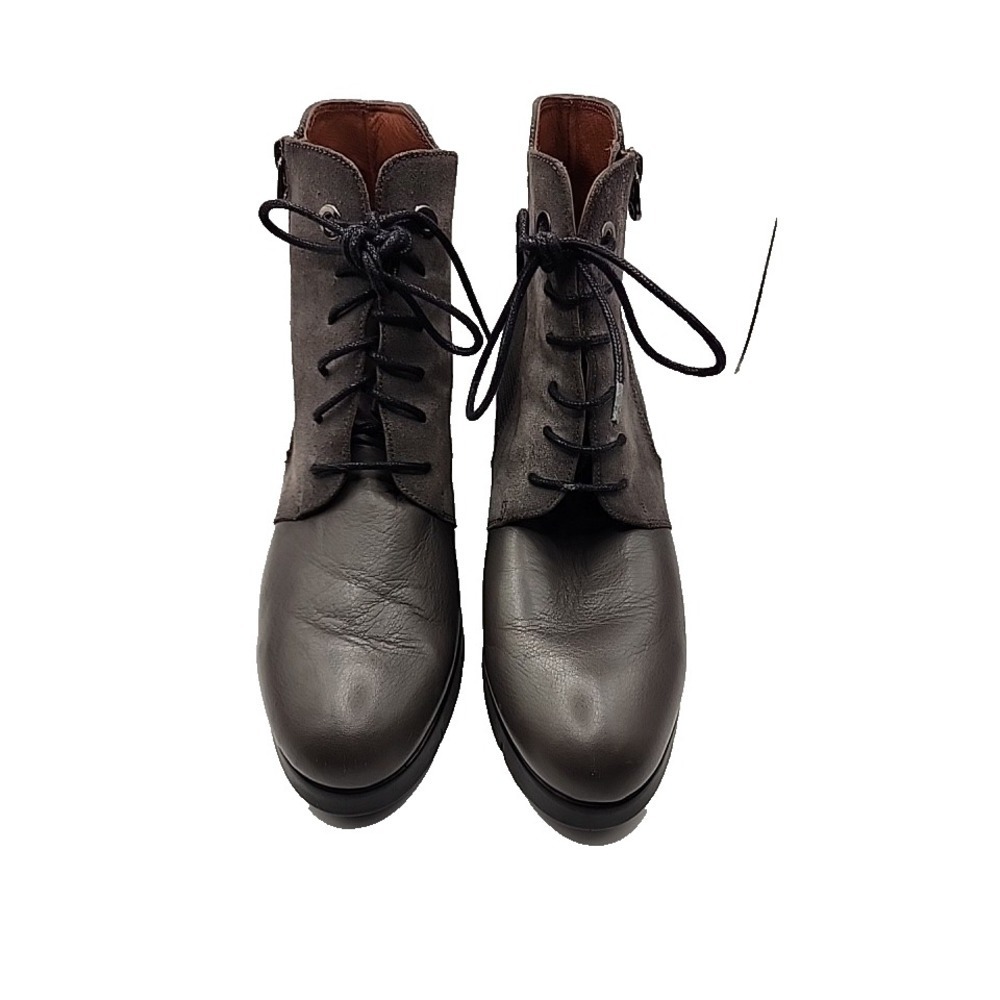 Hispanitas Spain Leather Lace-Up Ankle Boots EU 38 (7.5-8) - Picture 2 of 13